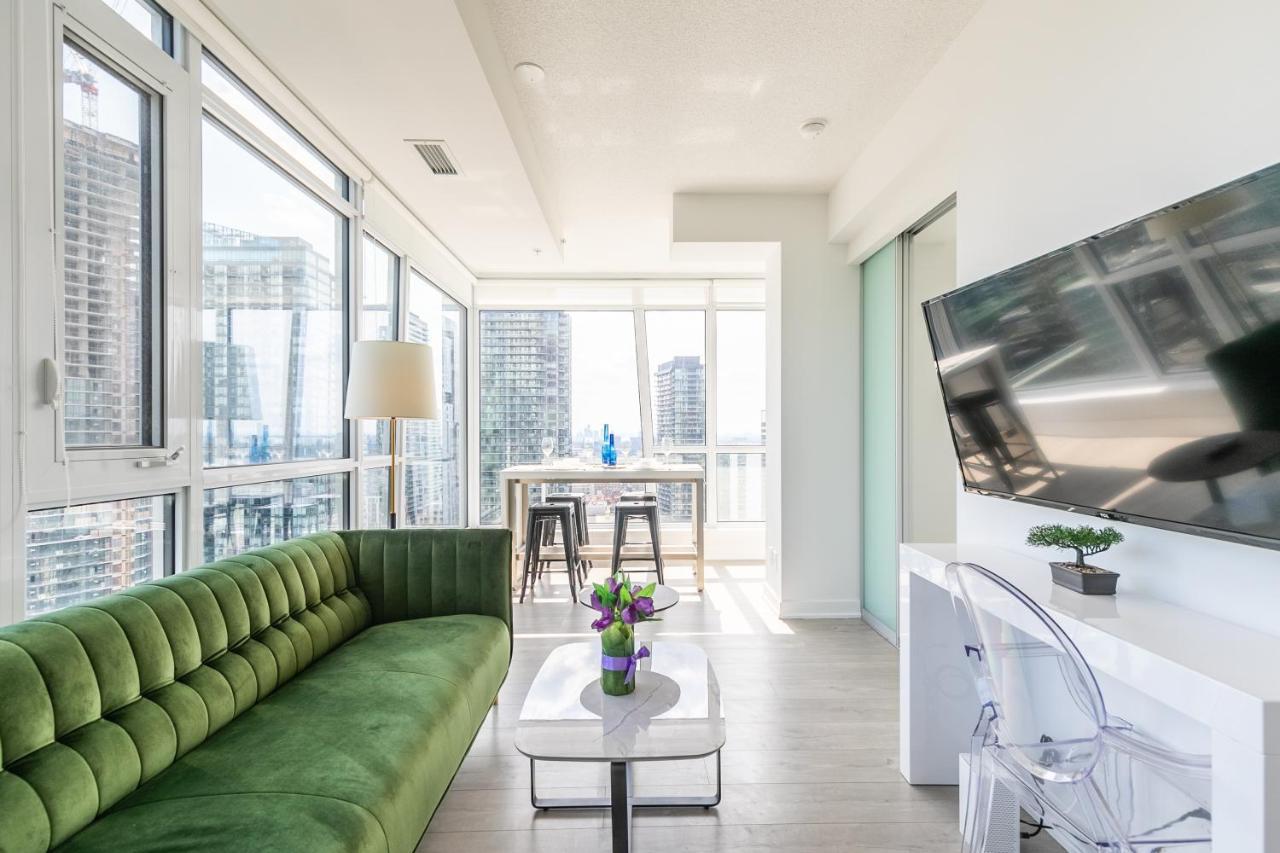 Luxury 2 Bedroom In The Heart Of Entertainment District W/ Cn Tower View Toronto Eksteriør billede