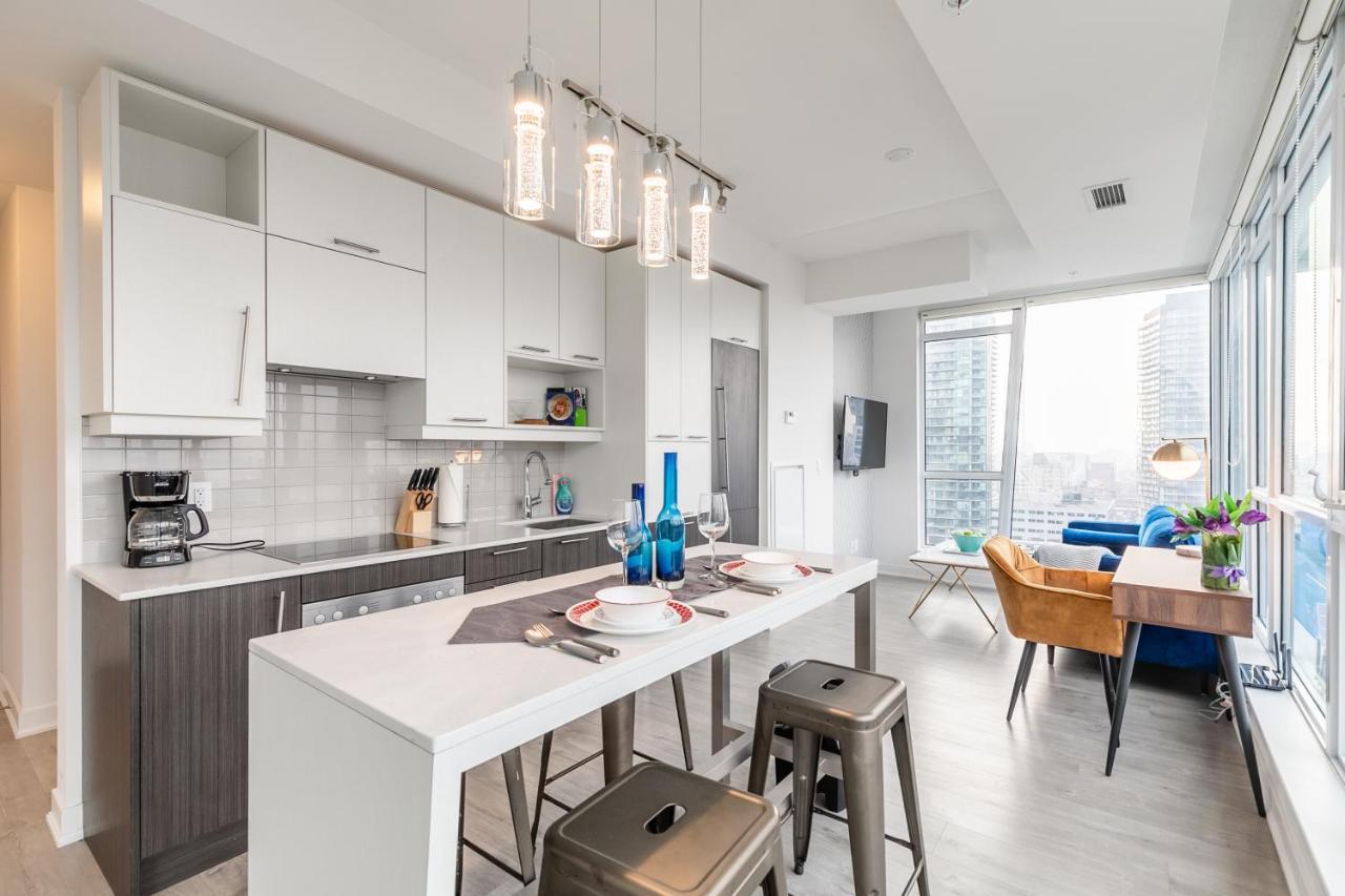 Luxury 2 Bedroom In The Heart Of Entertainment District W/ Cn Tower View Toronto Eksteriør billede