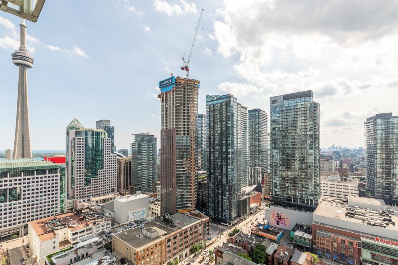 Luxury 2 Bedroom In The Heart Of Entertainment District W/ Cn Tower View Toronto Eksteriør billede